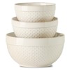 Seyatoo Ceramic Mixing Bowls Set of 3, Large Serving Bowls
