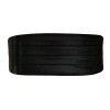 Simpowe Mens Solid Silk Cumberbund Black Adjustable Elastic Back Tuxedo