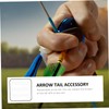 BESPORTBLE 5sets Real Turkey Arrows Tails Archery Accessory Enhance Stability