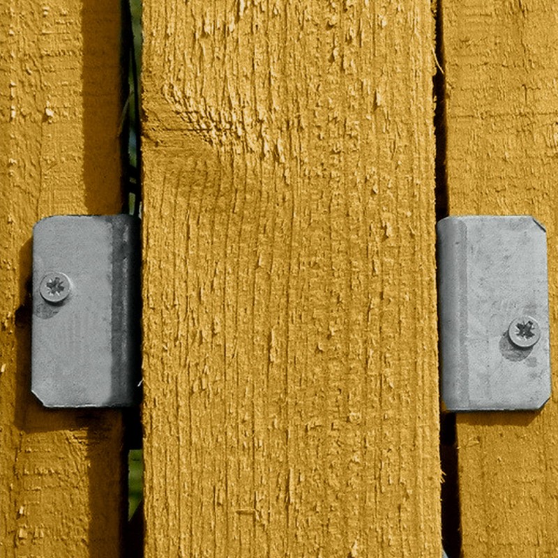 Fence Panel Clips Trellis U Clip Bracket for Timber Posts,