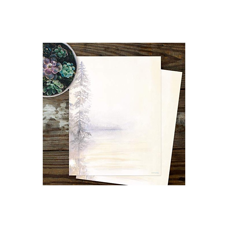 Great Papers! Morning Mist Letterhead, 80 Count, 8.5"x11" (2014250)