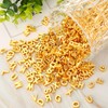 Augshy 700Pcs Gold Large Letter Beads,A-Z Mixed Big Alphabet Shape