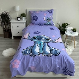 Jerry Fabrics Lilo and Stitch 2-Piece Children's Bedding Set, 100% Cotton, Duvet Cover 140 x 200 cm + 1 Pillowcase 50 x 70 cm