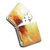 Elements of Space Sunflower Swirl - Silver Chrome Pocket Lighter