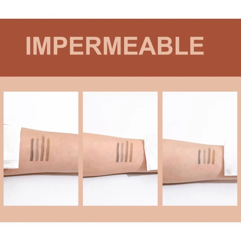 Delineador De Cejas 2 Puntas Impermeable 24h Duración
