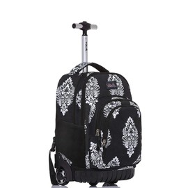 Tilami Rolling Backpack 18 inch Boys and Girls Laptop Backpack, Totem