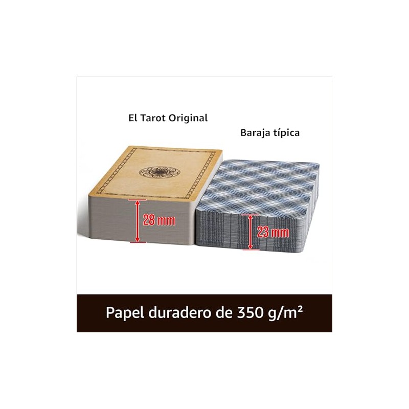 Da Brigh El Tarot Original, Baraja de 78 Cartas, en