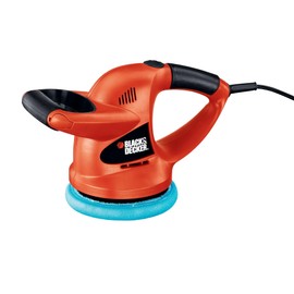 BLACK+DECKER 6" Buffer Polisher, Orbital Car Polisher with Wool and Foam Bonnets (WP900)