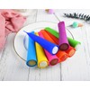 Mirenlife Silicone Ice Pop Molds,Popsicle Maker Molds,8 Vibrant Colors,Set of