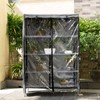 okcool Waterproof Shelf Cover,600D Heavy Duty Wire Shelving Unit Cover,Shelf