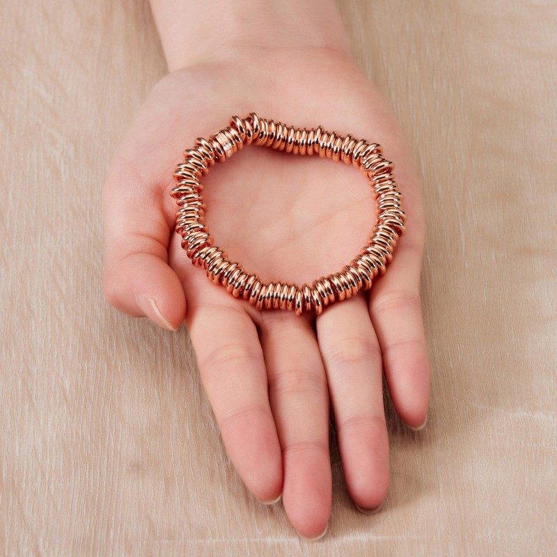 Philip Jones Rose Gold Plated Sweetie Stretch Bracelet