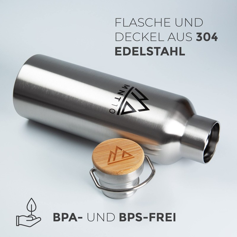 MNT10 Stainless Steel Water Bottle 750 ml I Outdoor Water