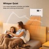 Wall-Mounted Space Heater with ECO Thermostat and Remote Control, LED