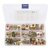 60Pcs U Nut Clip Kit Strong Rust Resistance High Elasticity