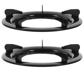 2PCS Wok Rings Wok Support Ring for Gas Stove Cast Iron Wok Ring Burner Grate 9 Inch Gas Stove Wok Stand Cooktop Trivets Ring Gas Stove Rack Accessories