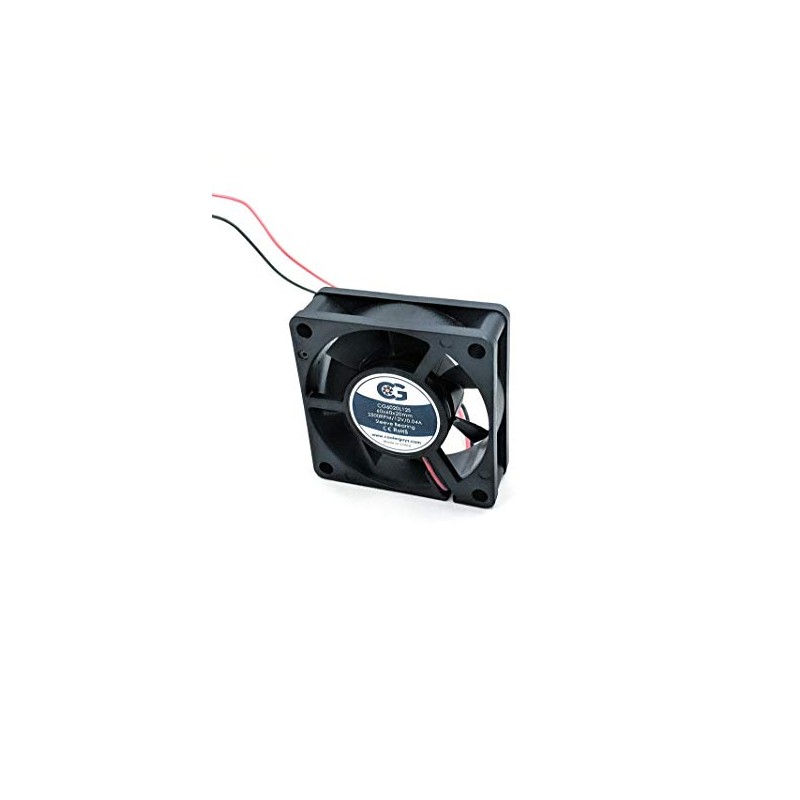 Coolerguys 12v Ultra Quiet Fan for Pi Devices, 3D Printers,