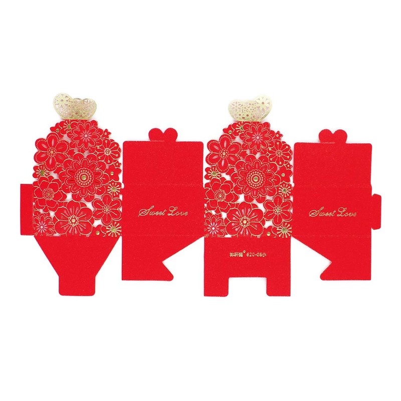 Kslong - Juego de 50 Cajas de Regalo para Galletas,