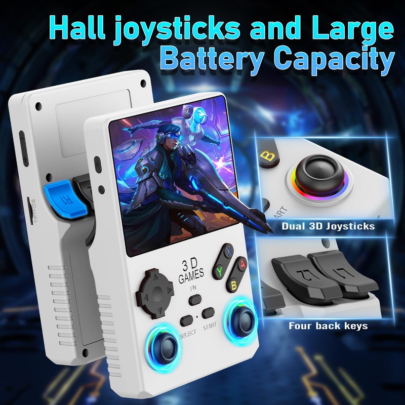 Hugawello V40 PRO Handheld Device, 35000 in 1 high-Definition Gaming