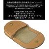 BlissLeather Oil, Cordovan, Genuine Leather Horseshoe-Shaped Coin Case (Interior: Tochigi