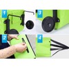 Carrito de Compras Plegable, Carrito de Mandado con Ruedas Bolsa