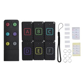 Key Finder Wireless Loud Sound 15‑30m 433.92MHz Key Locator with 1 Transmitter 6 Receiver for TV Remote Control Mobile Phone Wallet