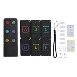 Key Finder Wireless Loud Sound 15‑30m 433.92MHz Key Locator with 1 Transmitter 6 Receiver for TV Remote Control Mobile Phone Wallet