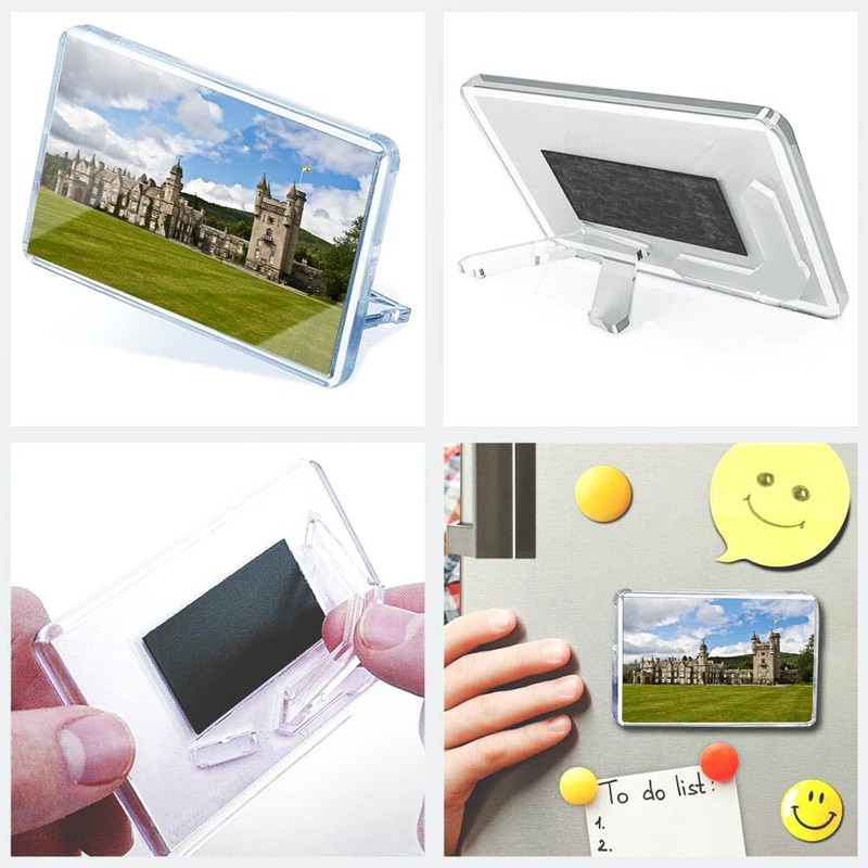 Classic Rectangle Magnet with Stand - Balmoral Castle Aberdeen Scotland