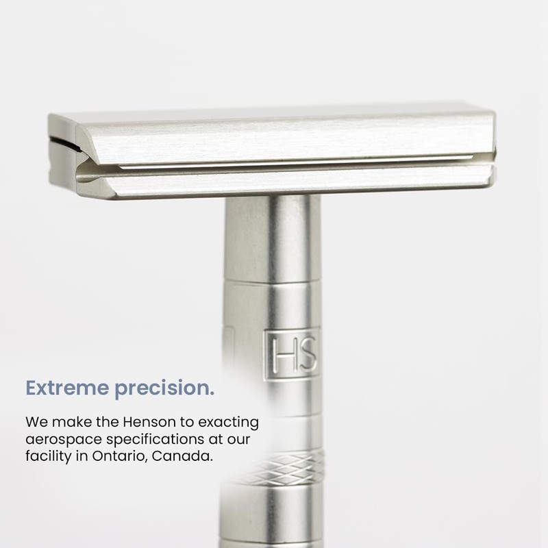 Henson Shaving Razor - Tan Double Edge Safety Razor with