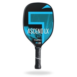 TMPR Sports Ascend LX - Pickleball Paddle, Blue, Medium Weight (7.5-7.6 oz)