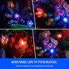 JMBricklayer LED Light Kit Building Blocks Set, 2x6 Blue&Red Light