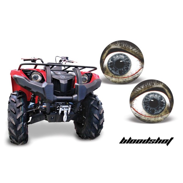 AMR Racing ATV Headlight Eye Graphics Decal Cover Compatible with