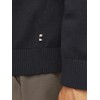 JACK & JONES Male Turtleneck Pullover Plain Turtleneck Sweater, black