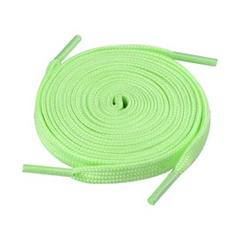 5Chaos Neon Glow Shoelaces, Cool Funny Green Shoe Laces for Women Kids Girls Men, Fun Custom Shoestring with Aglets 1Pair (28" (70CM), Neon Green)