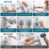 TAILI Double Layer Soap Dish Holder Suction Cup, Strong Sponge