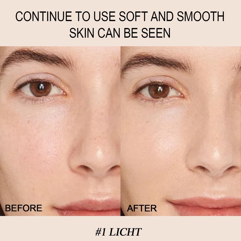 Freeorr 4-in-1 Mineral Pressed Powder, SPF 35 Powder Foundation with