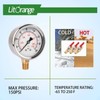 Litorange 1 Pack Lead-Free Brass Mini Ball Valve Shut Off