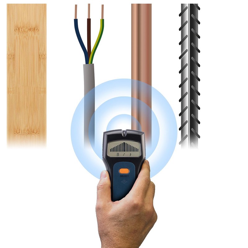 AGT Cable Finder: Multifunctional 3-in-1 Wall Scanner for Wood, Metal