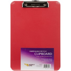 Mobile Ops Unbreakable Recycled Clipboard RED (61622)
