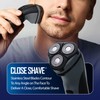 Barbasol Rotary Shaver, Rechargeable Electric Rotary Shaver with Stainless Steel
