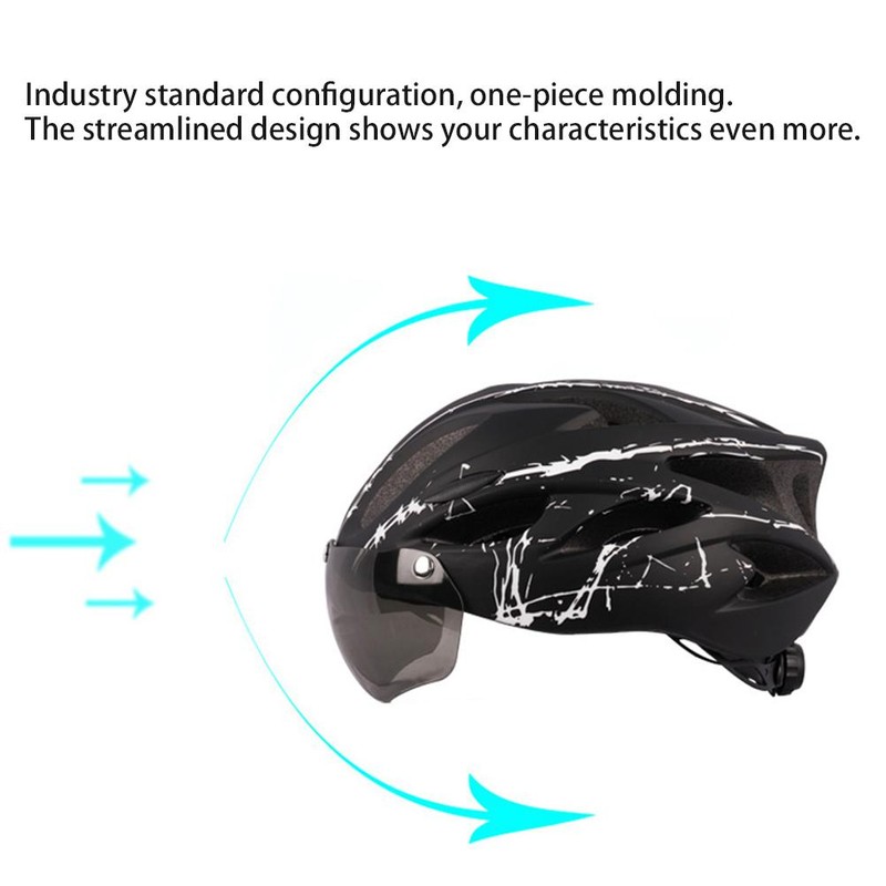Helmet Cycling Helmet for Adult Men Women Protective Helmet with