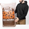 Garden Elements 100% Natural Cocoa Bean Shell Mulch for Gardens,