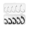 FOLANDO 50 PCS Fish Hooks, Barbless Carp Hook Fishing Hooks