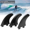 3Pcs FCS Surfboard Tail Water Fin Set Left Middle Right