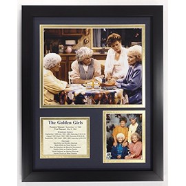 Legends Never Die "The Golden Girls Framed Photo Collage, 11 x 14-Inch White