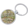 Monet Bridge Flowers Keychain - Includes 1.25 Inch Loop for