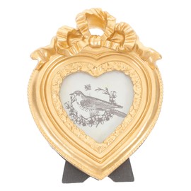 Cabilock Embossed Frame Heart Shaped Photo Frame Small Heart Picture Frame Feature Wall Decoration Photo