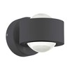EGLO Wall/Ceiling Lamp, Aluminium Integriert, 3 W, Anthracite