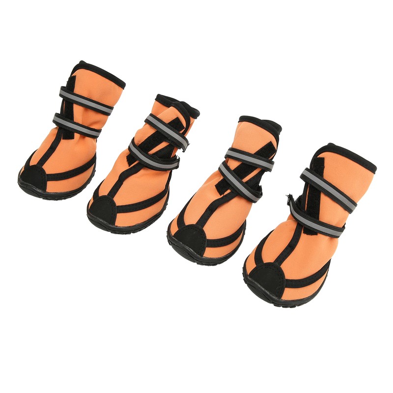 Dog Boots Waterproof Prevent Slipping Reflective Adjustable Outdoor Dog Shoes