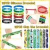 YIIHMEI Cartoon Party Favors, 110 PCS DIY Party Supplies Include