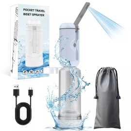 VITCOCO Rechargeable Waterproof Bidet Sprayer for Travel,Electri